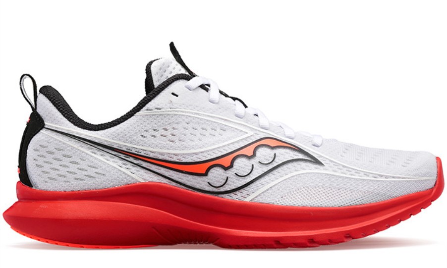 Men's Kinvara 13 White Black Vizi Saucony