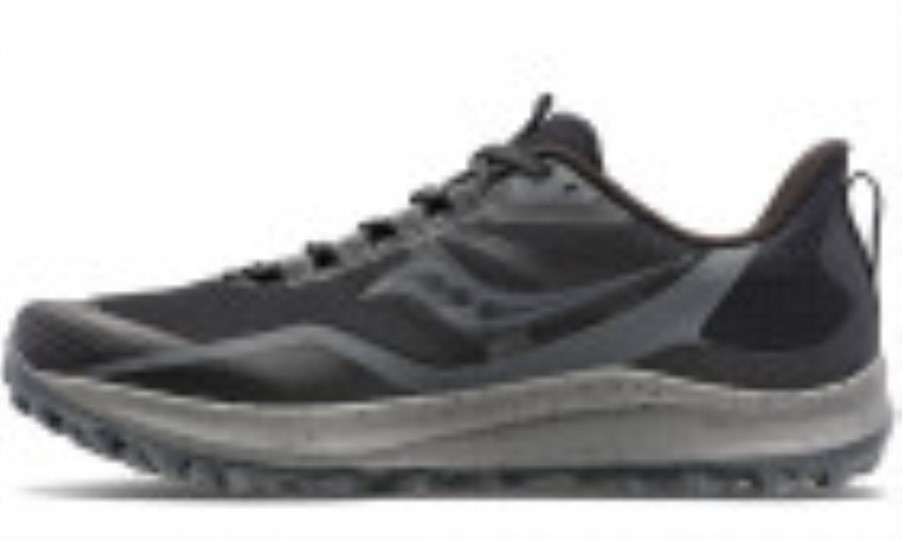 Women's Peregrine 12 (Wide) Saucony Black Charcoal