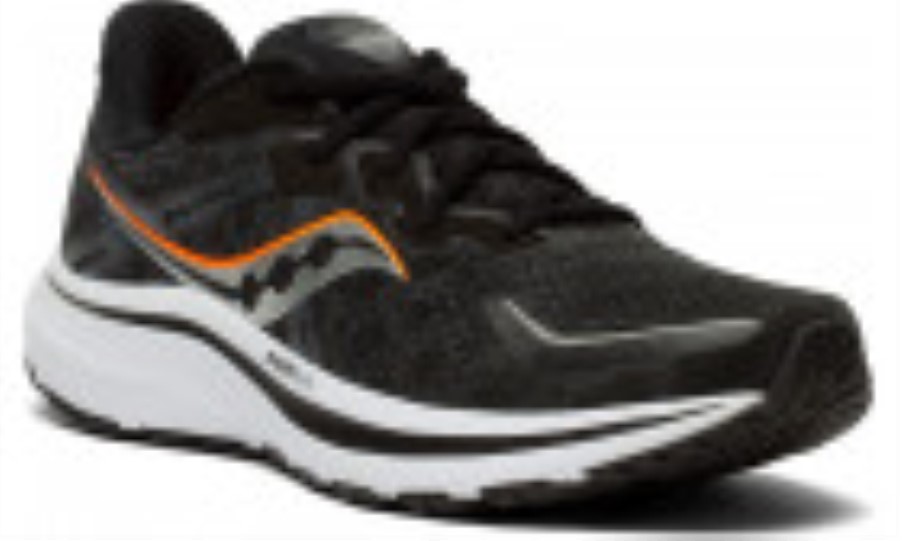 Men's Omni 20 (Wide) Black White Saucony