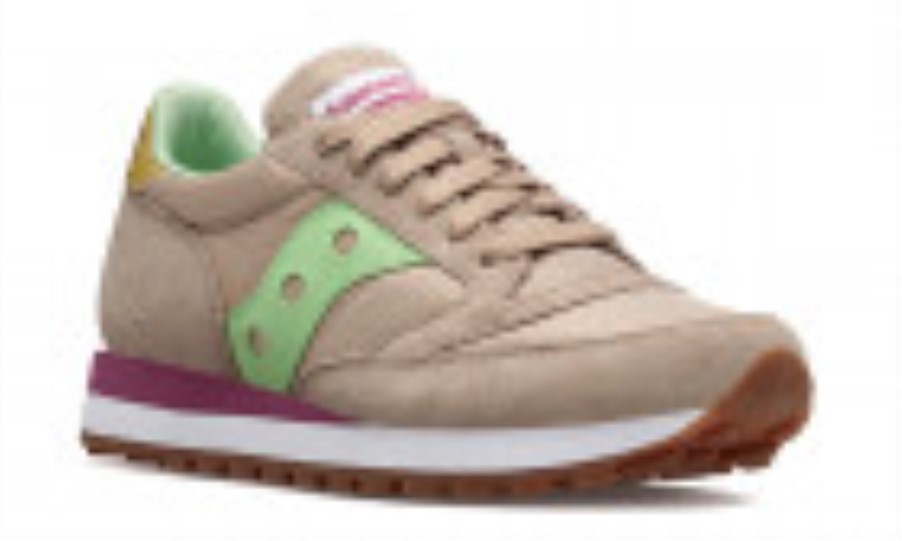 Women's Jazz 81 Tan Light Green Saucony