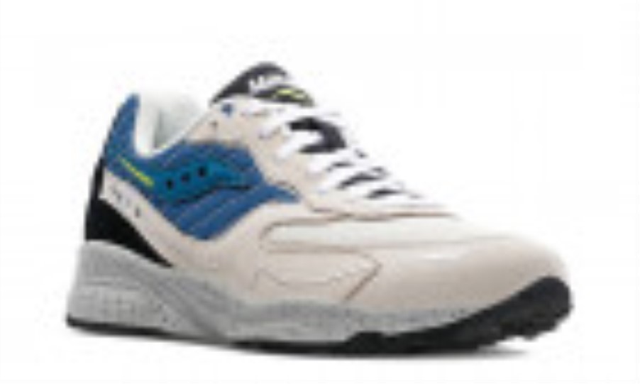 Men's 3D Grid Hurricane Saucony Cream Blue