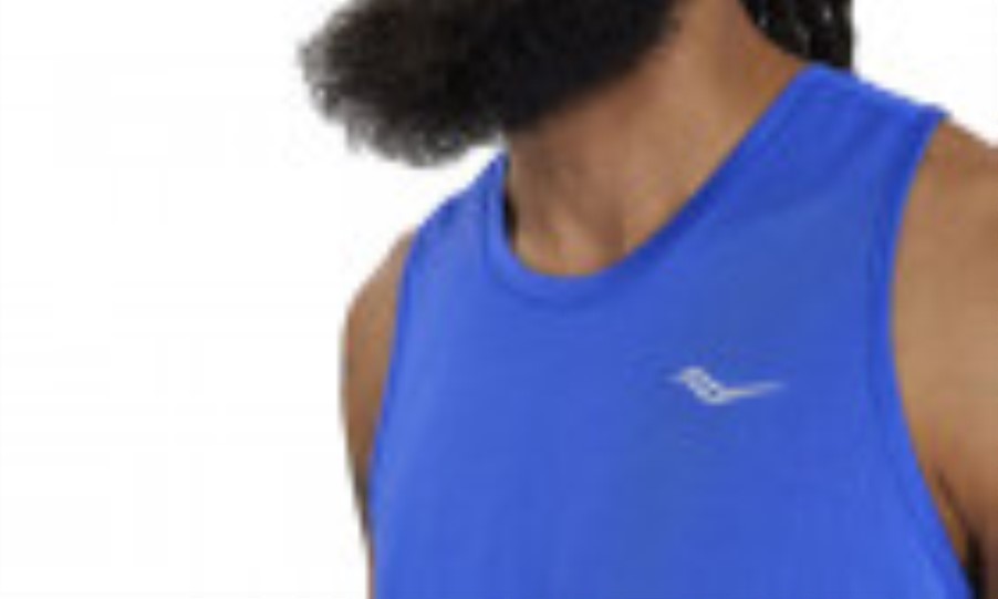 Men's Stopwatch Singlet Blue Raz Saucony