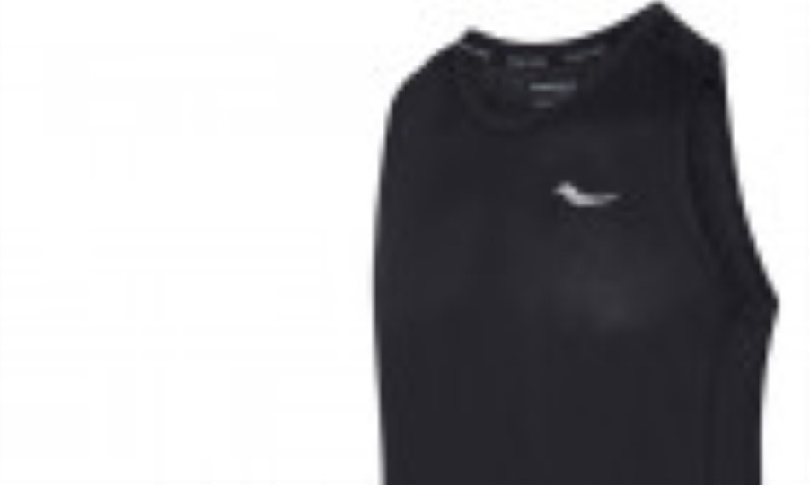 Men's Stopwatch Singlet Saucony Black