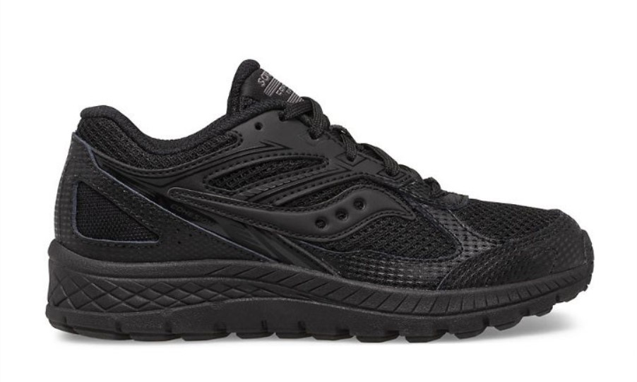 Kids Cohesion 14 (Gs) Triple Black Saucony
