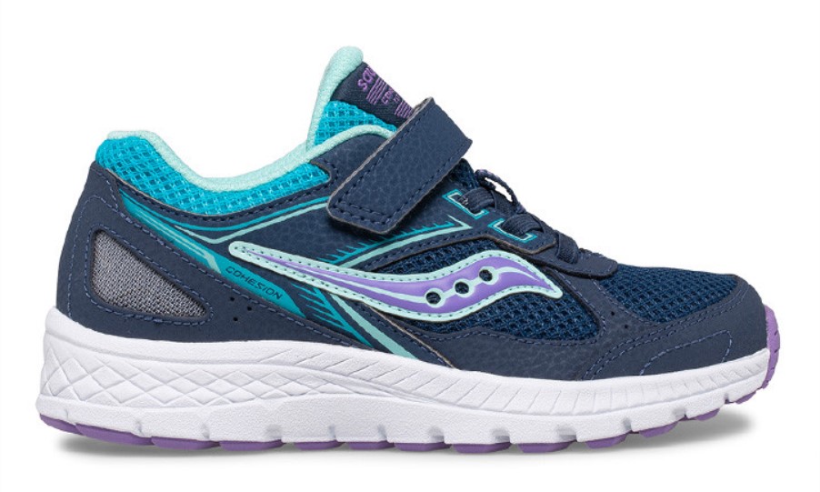 Saucony Kids Cohesion 14 (A C) Turquoise Purple