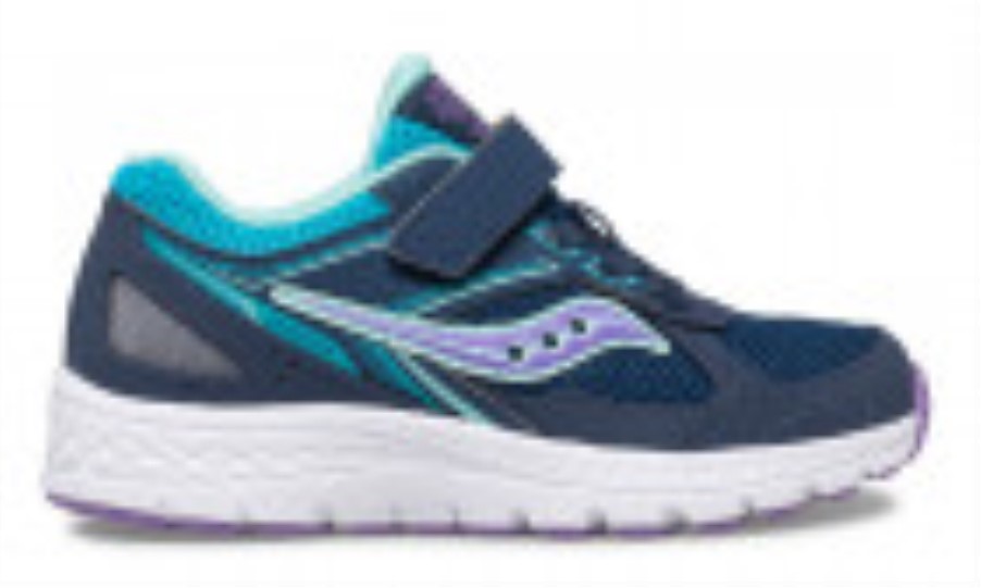 Saucony Kids Cohesion 14 (A C) Turquoise Purple