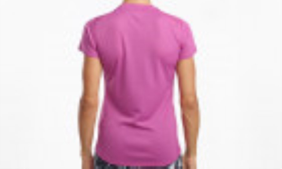 Women's Stopwatch Short Sleeve Purple Saucony