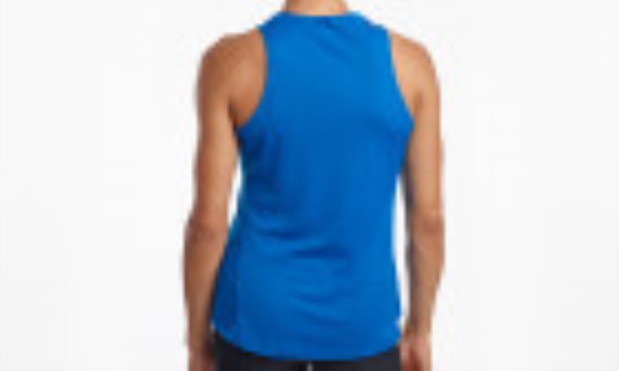 Women's Stopwatch Singlet Blue Saucony